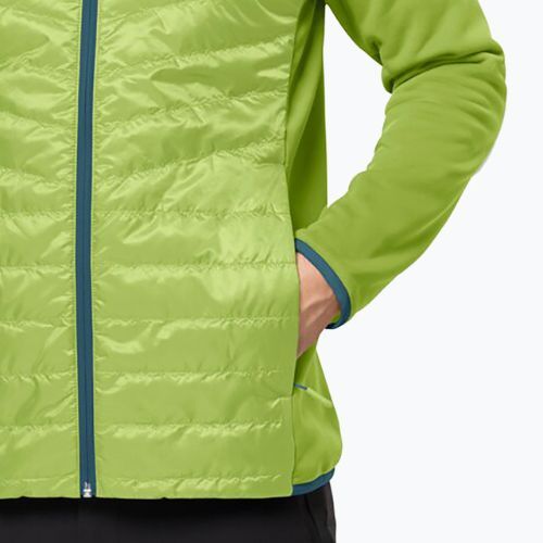 Jack Wolfskin pánska bunda Routeburn Pro Hybrid zelená 1710511