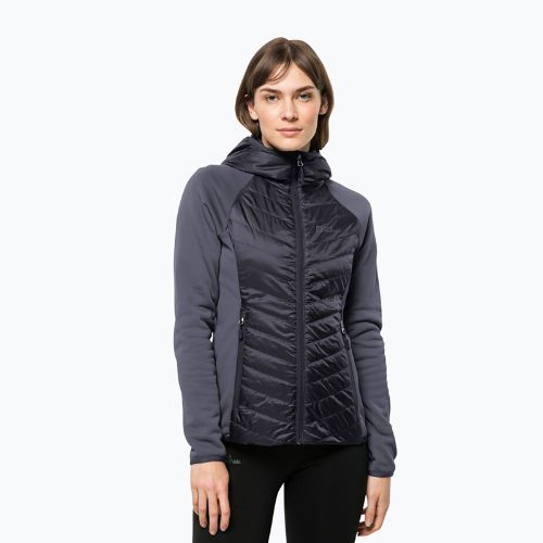 Jack Wolfskin Routeburn Pro Hybrid bunda pre ženy sivá 1710861