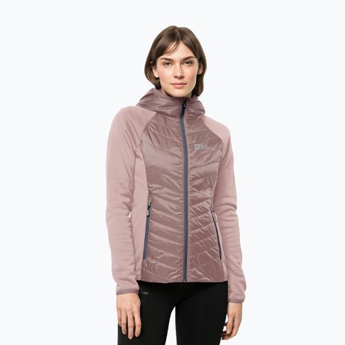 Jack Wolfskin dámska bunda Routeburn Pro Hybrid pink 1710861