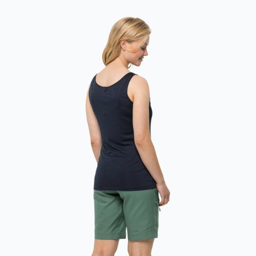 Jack Wolfskin dámske trekingové tričko Pack & Go Tank navy blue 1807283