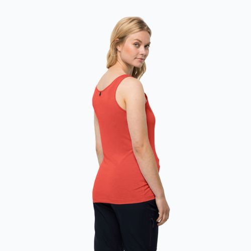 Jack Wolfskin dámske trekingové tričko Pack & Go Tank orange 1807283