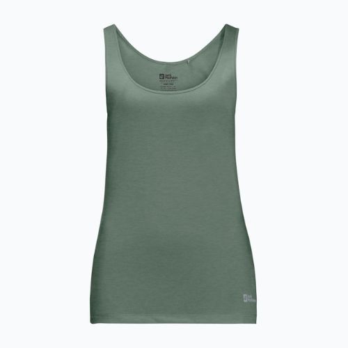 Dámske trekingové tričko Jack Wolfskin Pack & Go Tank green 1807283