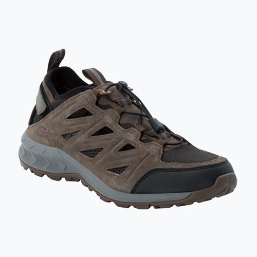 Jack Wolfskin pánske trekové topánky Woodland 2 Hybrid Low brown 4051301