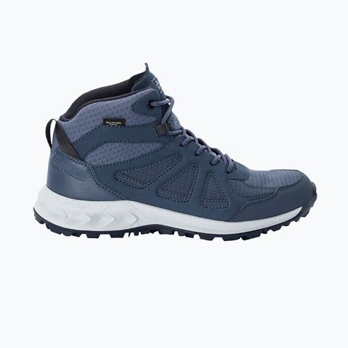Jack Wolfskin dámske trekové topánky Woodland 2 Texapore Mid navy blue 4051331