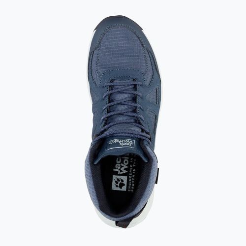 Jack Wolfskin dámske trekové topánky Woodland 2 Texapore Mid navy blue 4051331