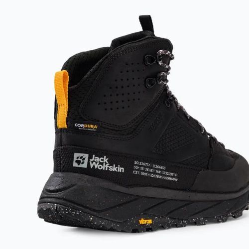 Jack Wolfskin pánske trekové topánky Terraquest Texapore Mid black 4056381_6000_110