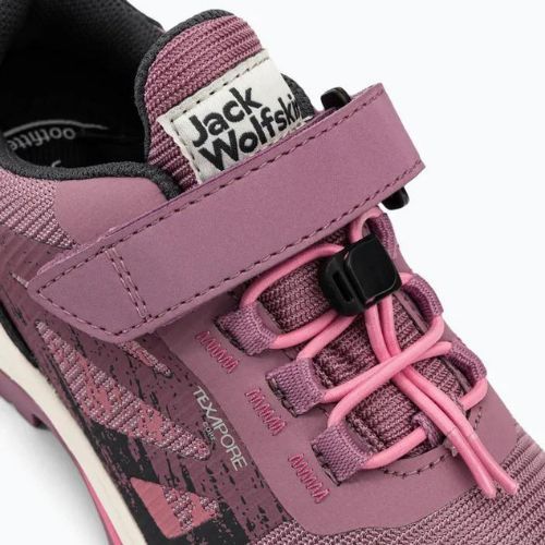 Jack Wolfskin Vili Hiker Texapore Low detská turistická obuv ružová 4056831_2197_370