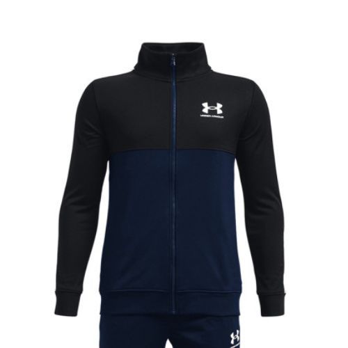 Under Armour CB Knit detské tréningové tepláky námornícka modrá 1373978-408
