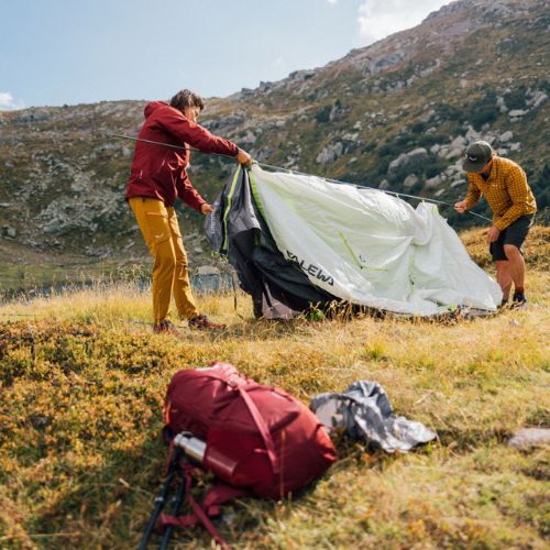 Trekingový stan Salewa Litetrek III pre 3 osoby sivý 00-0000005623