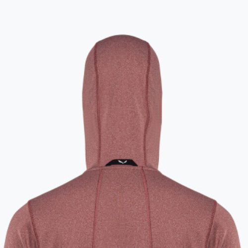 Salewa Puez Hybrid PL FZ Hoody dámska fleecová mikina červená 00-0000027389
