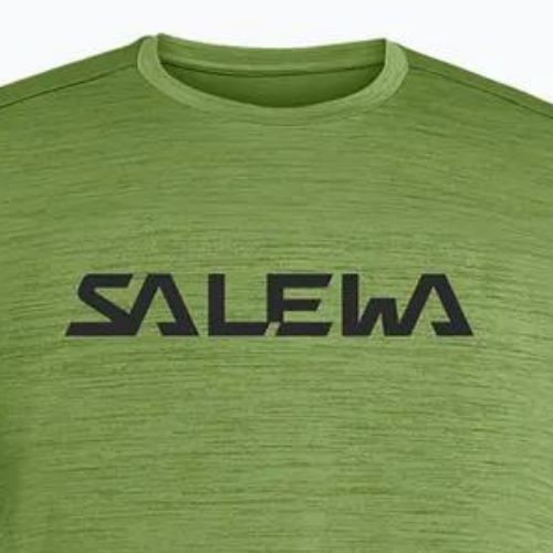 Salewa pánske trekingové tričko Puez Hybrid 2 Dry green 27397