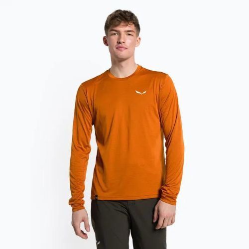 Salewa pánske trekingové tričko Puez Melange Dry orange 27453