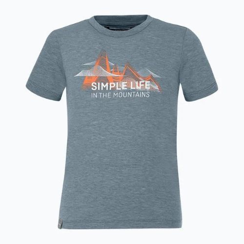 Salewa Simple Life Dry detské trekingové tričko modré 00-0000027774