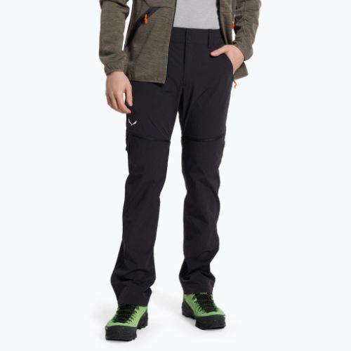 Salewa pánske trekingové nohavice Talveno 2 DST 2/1 black 00-0000027800