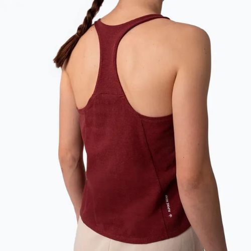 Salewa dámske lezecké tričko Lavaredo Hemp Crop Tank červené 00-0000028369