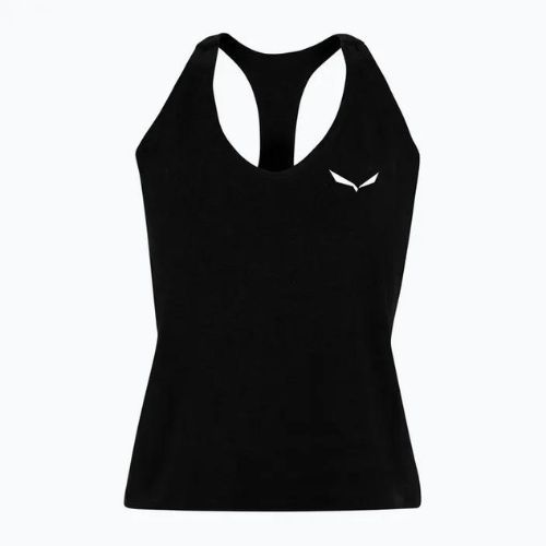 Salewa dámske lezecké tričko Lavaredo Hemp Crop Tank black 00-0000028369