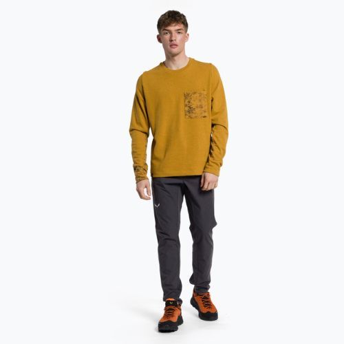 Salewa pánska trekingová mikina Lavaredo Hemp Pullover brown 00-0000028547
