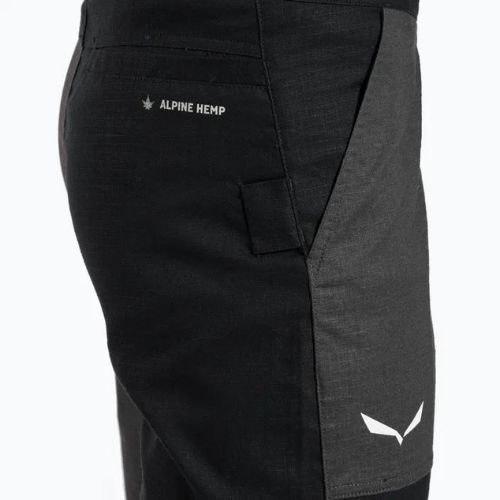 Salewa Lavaredo Hemp Ripstop pánske lezecké šortky čierne 00-0000028552