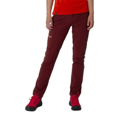 Dámske trekingové nohavice Salewa Pedroc 4 DST burgundy 00-0000028594
