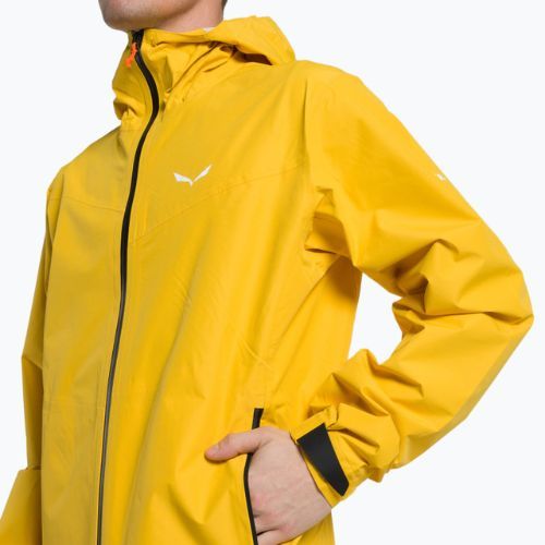 Salewa pánska bunda do dažďa Puez Aqua 4 PTX 2.5L žltá 00-0000028615