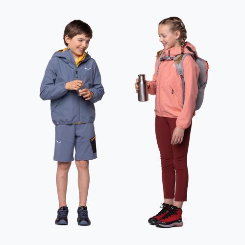 Salewa Aqua PTX detská bunda do dažďa ružová 00-0000028740