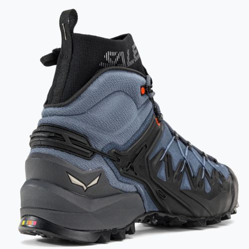Salewa pánska prístupová obuv Wildfire Edge Mid GTX black-blue 00-0000061350