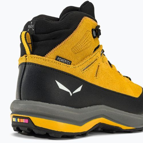 Salewa detské trekové topánky MTN Trainer 2 Mid PTX žltá 00-0000064011