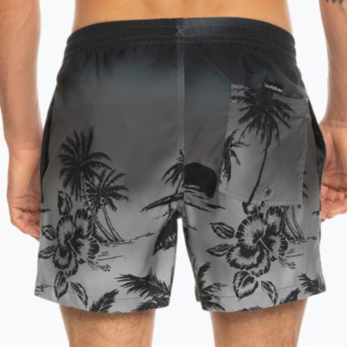 Pánske plavecké šortky Quiksilver Everyday Paradise Volley 15" sivé EQYJV03999-KVJ6