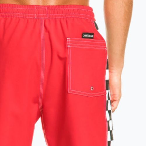 Pánske plavecké šortky Quiksilver Original Arch Volley 17" červené EQYJV03995-RQC0