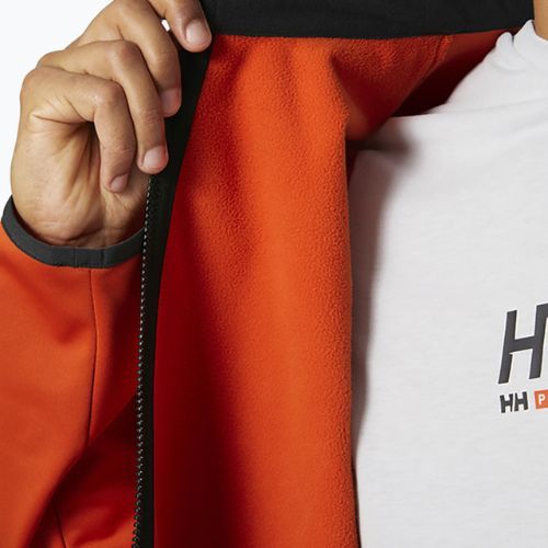 Helly Hansen pánska vetruodolná fleecová mikina HP Windproof Fleece oranžová 34288_300