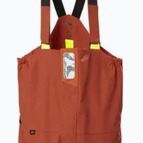 Helly Hansen pánske plachetnicové nohavice Newport Coastal Bib red 34267_308