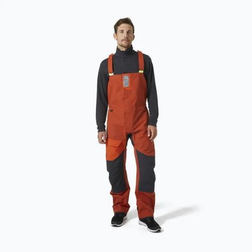 Helly Hansen pánske plachetnicové nohavice Newport Coastal Bib red 34267_308