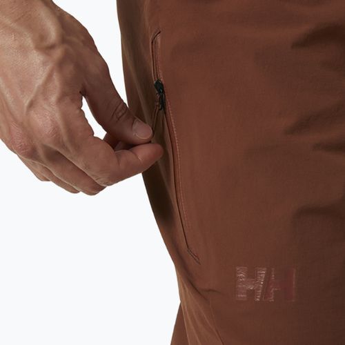 Helly Hansen pánske nohavice Rask Light Softshell hnedé 63048_301