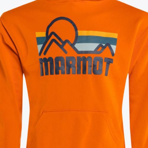 Pánska trekingová mikina Marmot Coastal Hoody oranžová M14258215