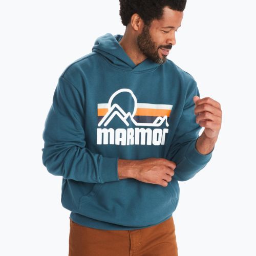 Pánska trekingová mikina Marmot Coastal Hoody light blue M1425821541