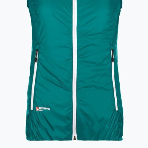 Ortovox Swisswool Piz Boe dámska tepláková súprava bez rukávov zelená