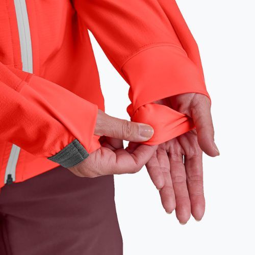 Dámska softshellová bunda Ortovox Berrino červená 60272