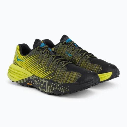 Dámska bežecká obuv HOKA Evo Speedgoat black/yellow 1111430-CIB