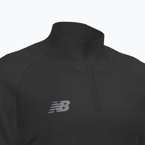 Detská futbalová mikina New Balance Training 1/4 Zip Knitted black NBEJT9035