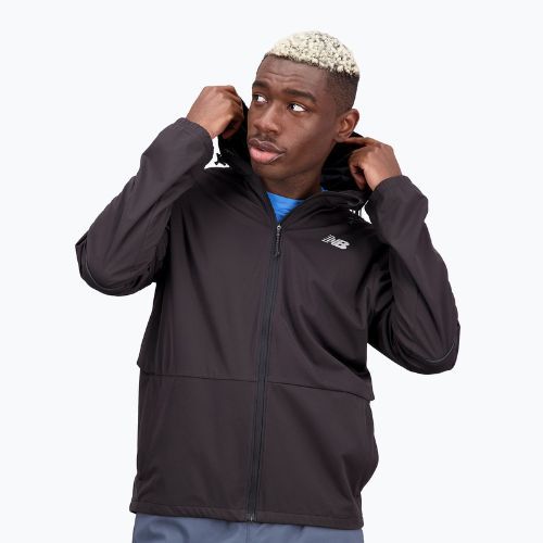 New Balance Impact Run Water Defy pánska bežecká bunda čierna NBMJ21266BK