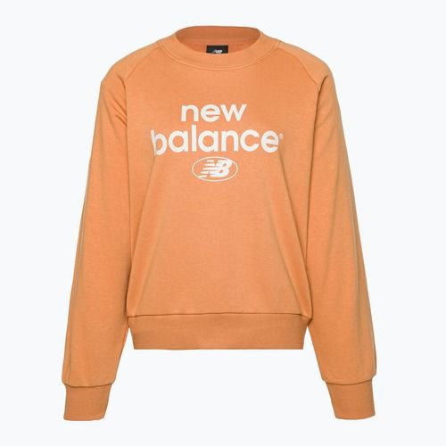 Dámska tréningová mikina New Balance Essentials Reimagined Archive French Terry Crewneck brown NBWT31508