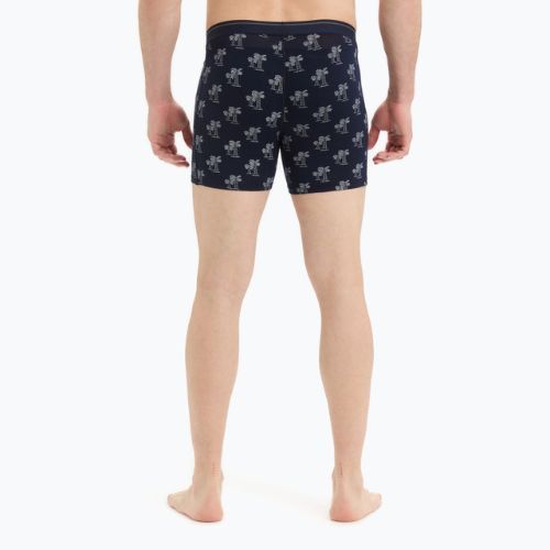 Pánske termo boxerky Icebreaker Anatomica navy blue 103029