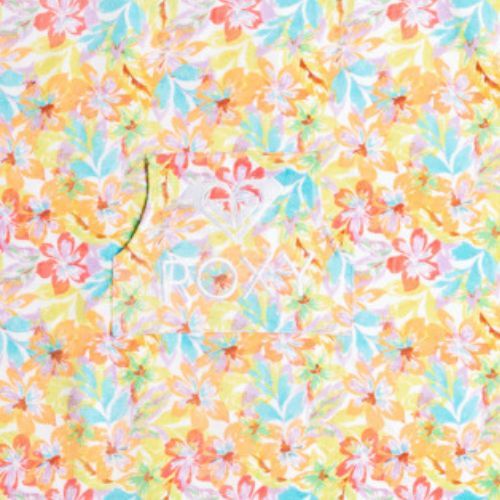 Dámske pončá ROXY Stay Magical Printed 2021 snow white pualani combo