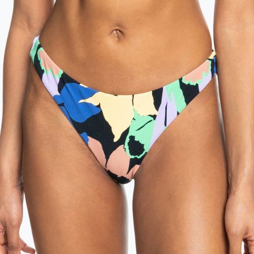 Spodný diel plaviek ROXY Color Jam Cheeky 2021 anthracite flower jammin