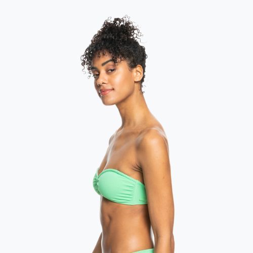Vrchný diel plaviek ROXY Color Jam Bandeau 2021 absinthe green