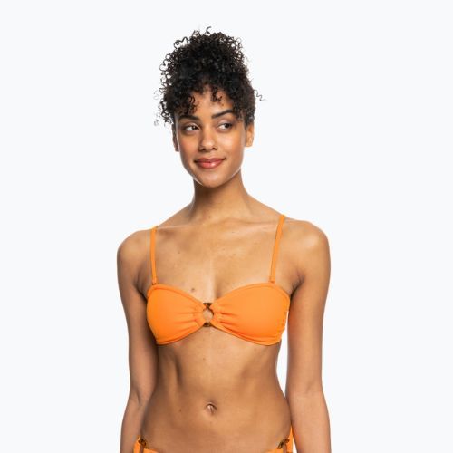 Vrchný diel plaviek ROXY Color Jam Bandeau 2021 tangelo