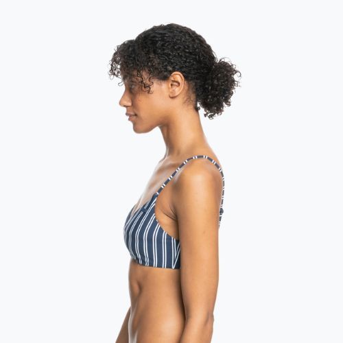 Vrchný diel plaviek ROXY Into The Sun Athletic Triangle 2021 mood indigo novela stripe vert