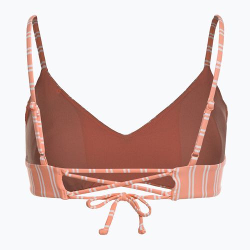 Vrchný diel plaviek ROXY Into The Sun Athletic Triangle 2021 papaya punch novelta stripe h