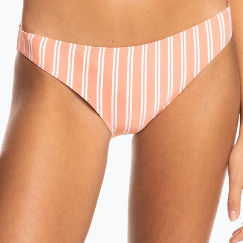 Spodný diel plaviek ROXY Into The Sun 2021 papaya punch novelta stripe h
