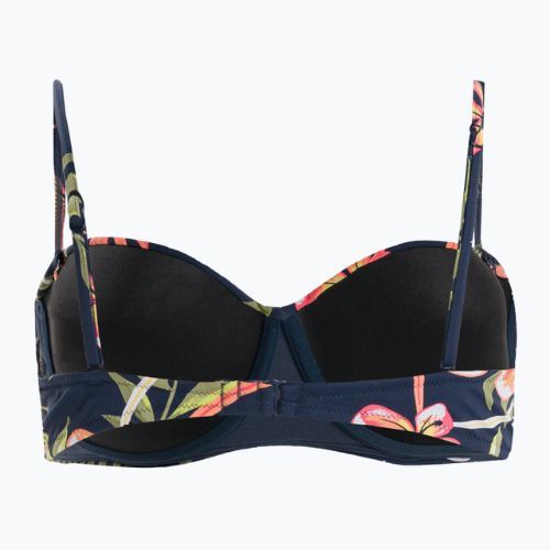 Vrchný diel plaviek ROXY Into The Sun Mold Bandeau 2021 mood indigo tropical depht